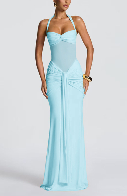Victoria Ruched Maxi Dress