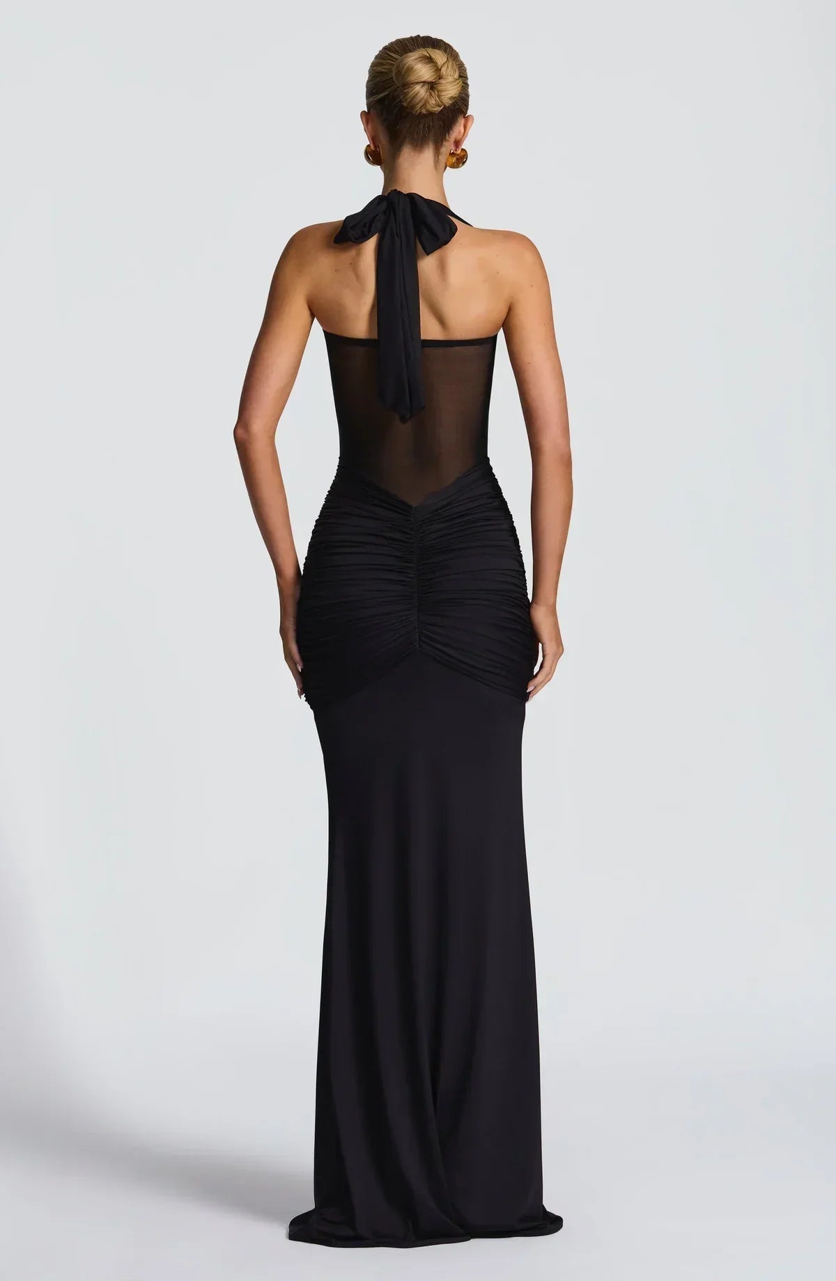 Victoria Ruched Maxi Dress